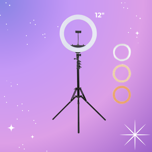 Aro de Luz + tripode (12 Pulgadas)